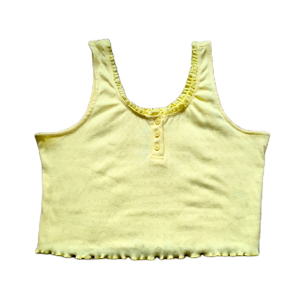 SO Junior’s Yellow Crop Top Size M